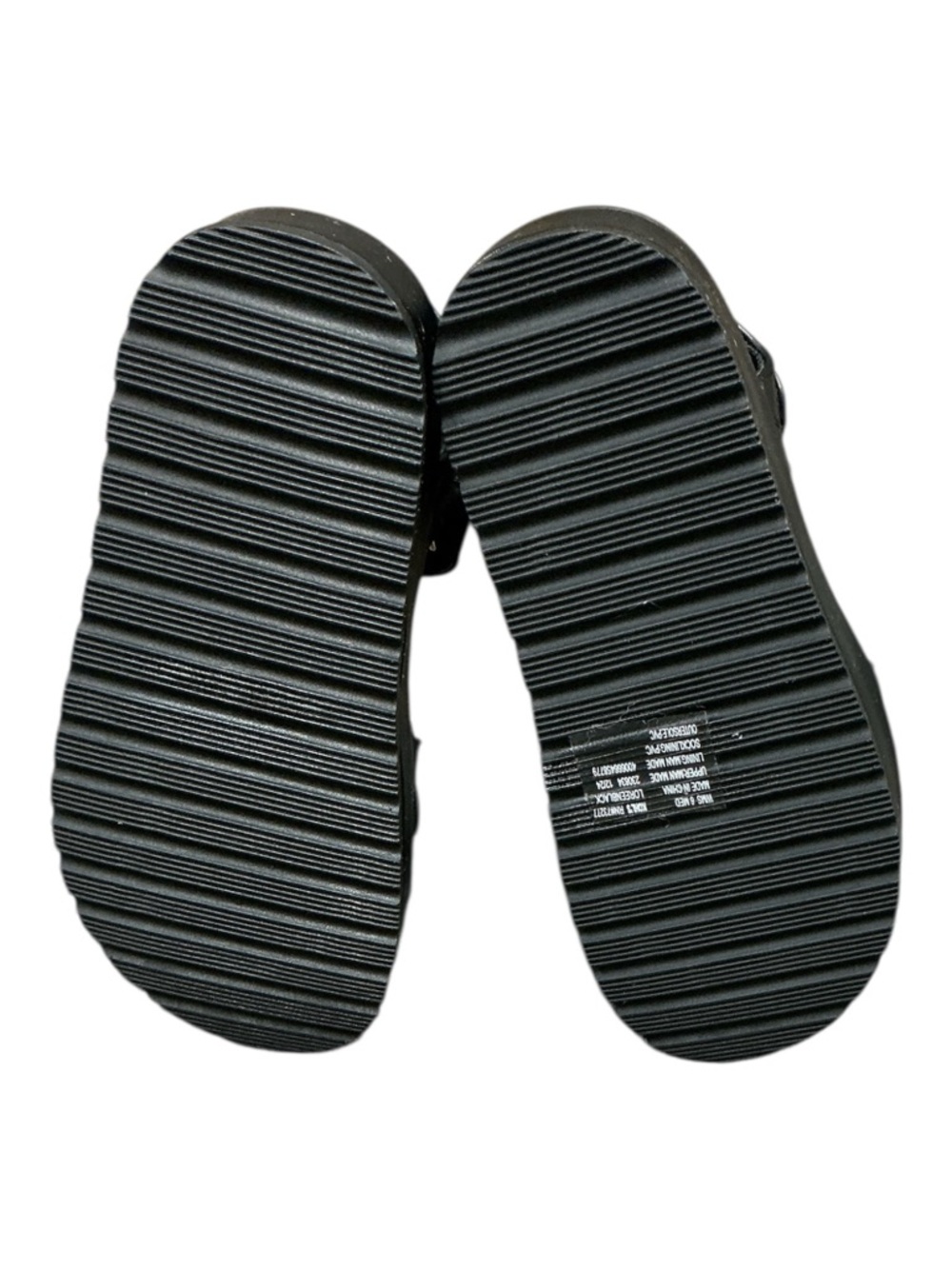 SO - NEW - Loreen Strappy Black Platform Sandals - Picture 5 of 5